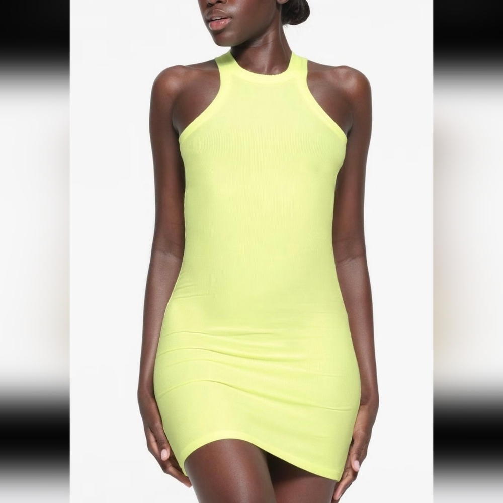 SKIMS cotton Ribbed Tank Dress